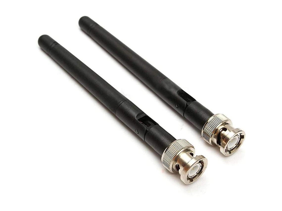 2 Antenas Uhf Com Conector Bnc Para Receptores Sennheiser Das Séries Ew100, Ew300, Ew500, G3 E Evolution G3. Aquaforge