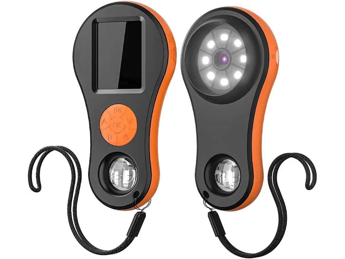 Lupa Microscópio Digital Portátil 500x Com Sensor 2 Mp E Luz Led Elysve
