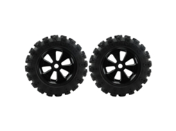 Mali pneus de Borracha para Carro Rc 2 Peças Aro 170mm com Alto Aderência para Zd Racing 1/8