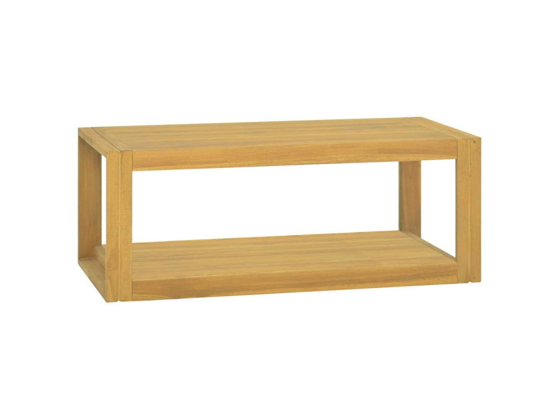 Vidaxl Armário De Parede P/ Casa De Banho 90x45x35 Cm Teca Maciça