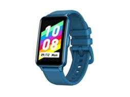 Relógio Inteligente Bluetooth 5.0 com Rastreador de Fitness de 1 57 Polegadas Detecção de Frequência Cardíaca Spo2 para Homens e Mulheres Azul
