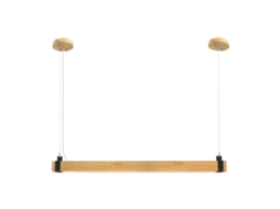 Nettlife Vintage Led Candeeiro Regulável Diam.100 Cm Madeira E Metal 19 W Lâmpada Industrial Da Sala De Jantar Para Sala De Estar Quarto Escritório