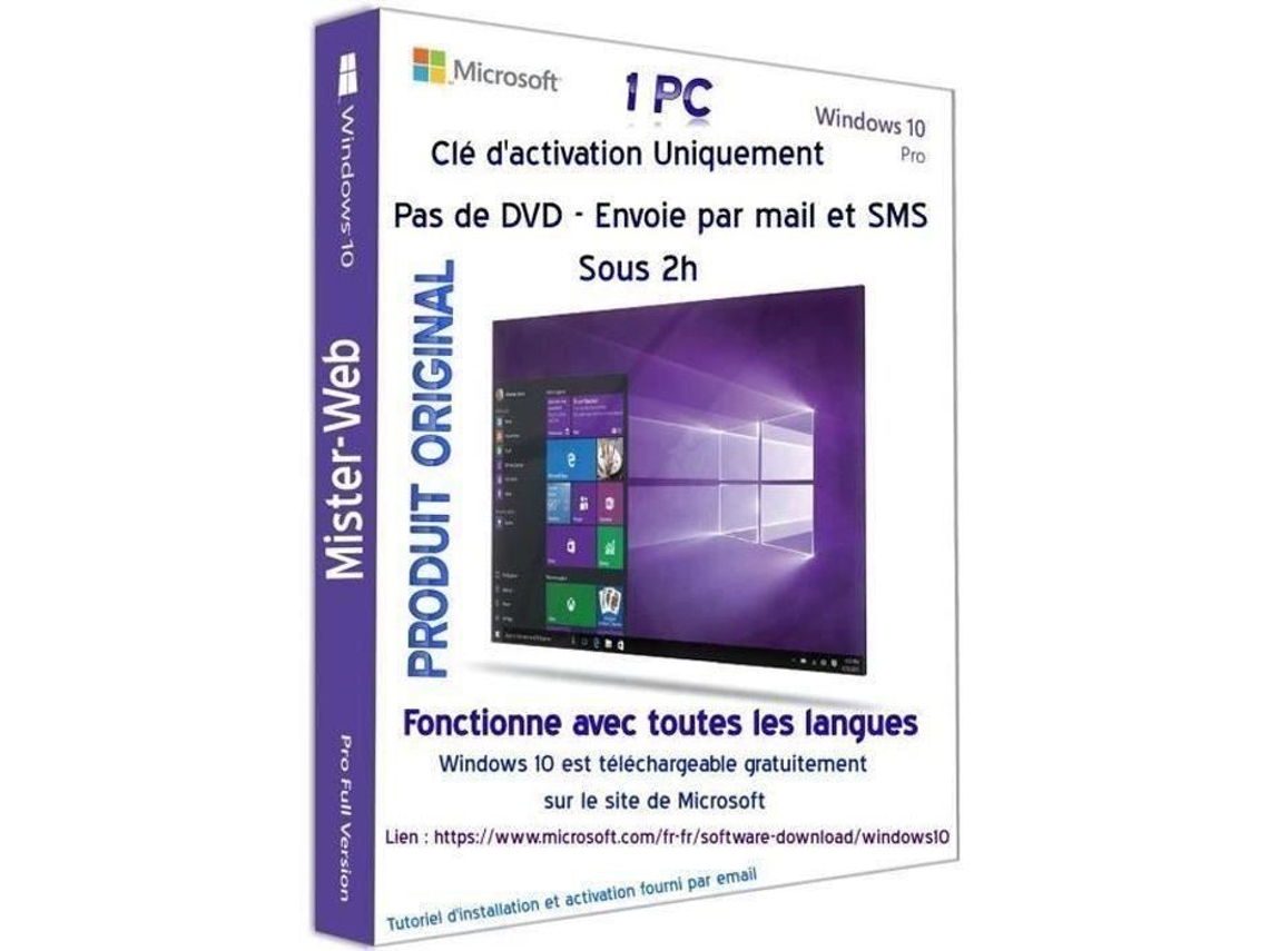 Baixe A Chave Windows 10 Pro Oem License 32 64 Bits Somente A Chave Sem Cd Enviar Por E Mail E Sms Microsoft
