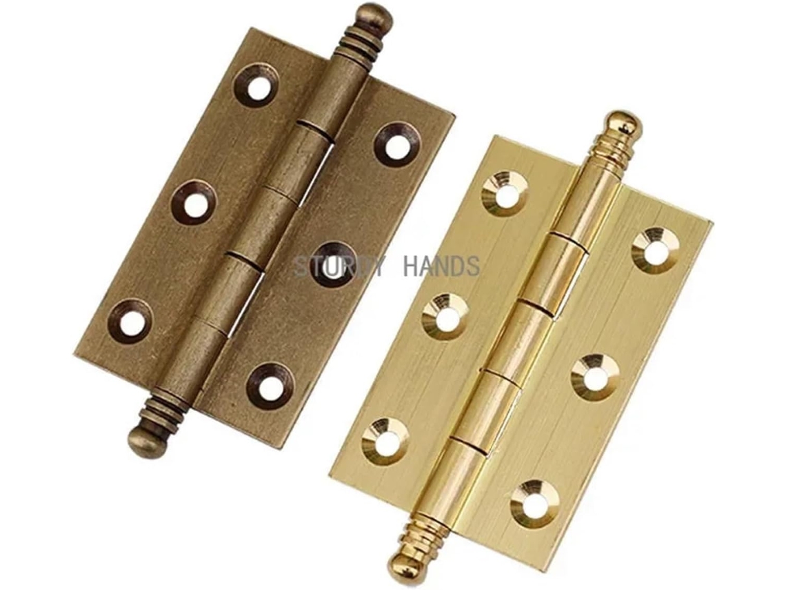 Zhguiming Conjunto De 4 Dobradiças Porta Em Latão Antigo, 2/2,5/3
