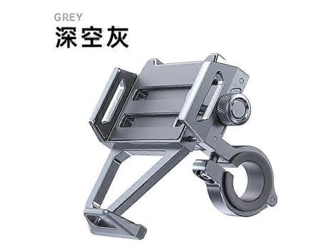 Suporte De Telefone Para Motocicleta Em Alumínio, Suporte De Telefone Para Guidão De Bicicleta, Adequado Para Ciclismo, Montanha E Passeios Off-road.