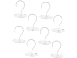 Conjunto De 8 Suportes Metálicos, Plantas, Resistentes E
