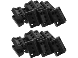 Dobradiças Para Portas De Painéis Elétricos, Resistentes Às Intempéries, Pacote Com 20 Unidades, Em Plástico Preto Com