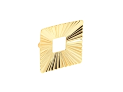 Conjunto de 25 Puxadores para Móveis Zamac com distância central 96mm e acabamento ouro HARDWAREXCHANGE