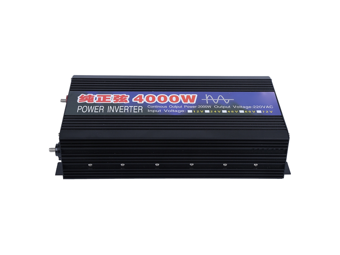 Inversor De Onda Senoidal Pura 4000w Dc48v Para Ac220v Com Display Digital Duplo Para Carro