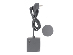 Laxiscreed Tomada De Energia De Cubo Magnético Com Carregamento Rápido Pd20w E Cabo De 4,9 Pés