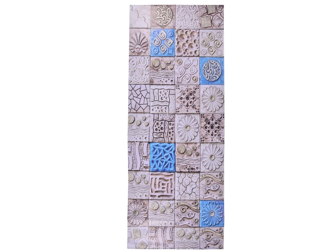 Baok - 2 adesivos 3D para porta, 38,5 x 200 cm, papel de parede autoadesivo para decoração de casa e escritório.