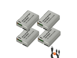 Bateria Substituta Nikon En El14, Capacidade De 1650mah, Carregamento Usb C,4pcs Battery Oem