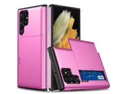 Adequado Para Capas De Celular Samsung E Capas Protetoras Anti-queda Para Cartões.rosa Vermelho - Note 10 Plus