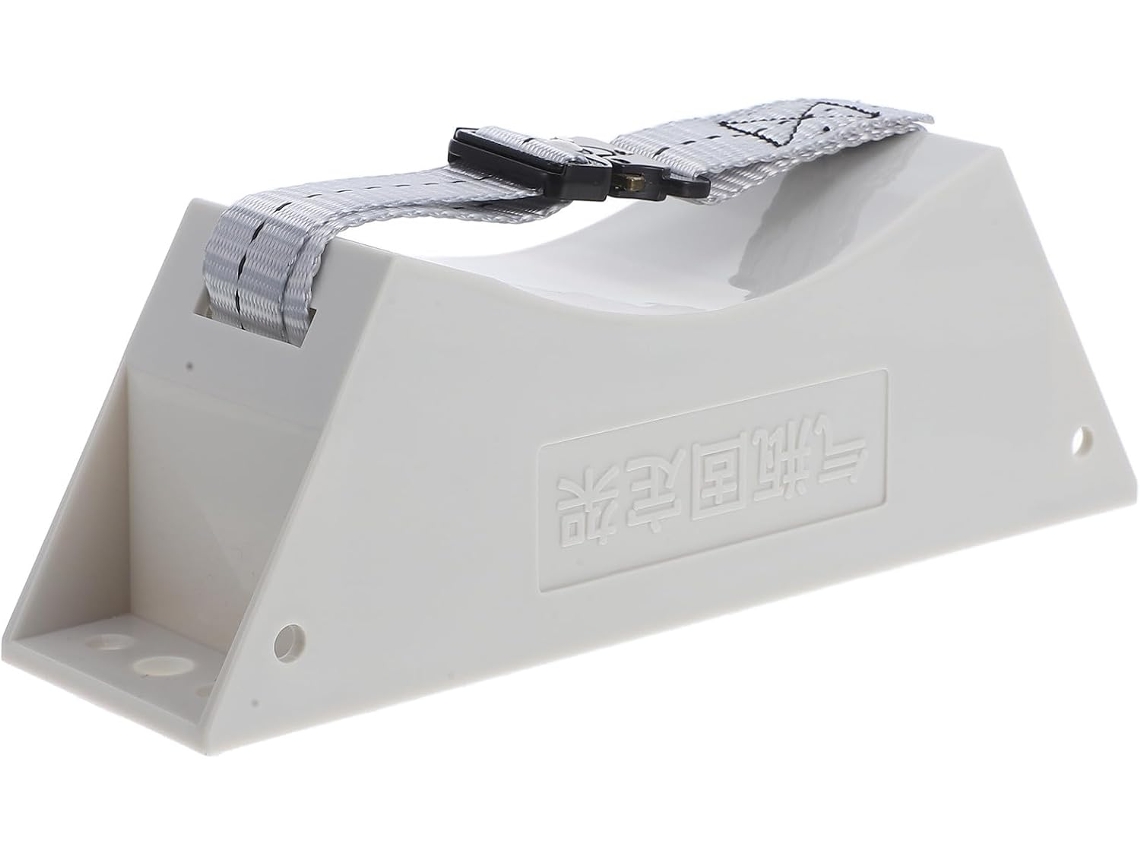 Suporte Para Cilindro De Gás Em Abs Com Cinta E Parafusos, Montagem Na Parede, Fixação Para Tanque De Gás, Cinza, Anti