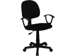 Cadeira de Escritório Operativa MITSAI Estocolmo Preto (Braços Fixos - Malha)