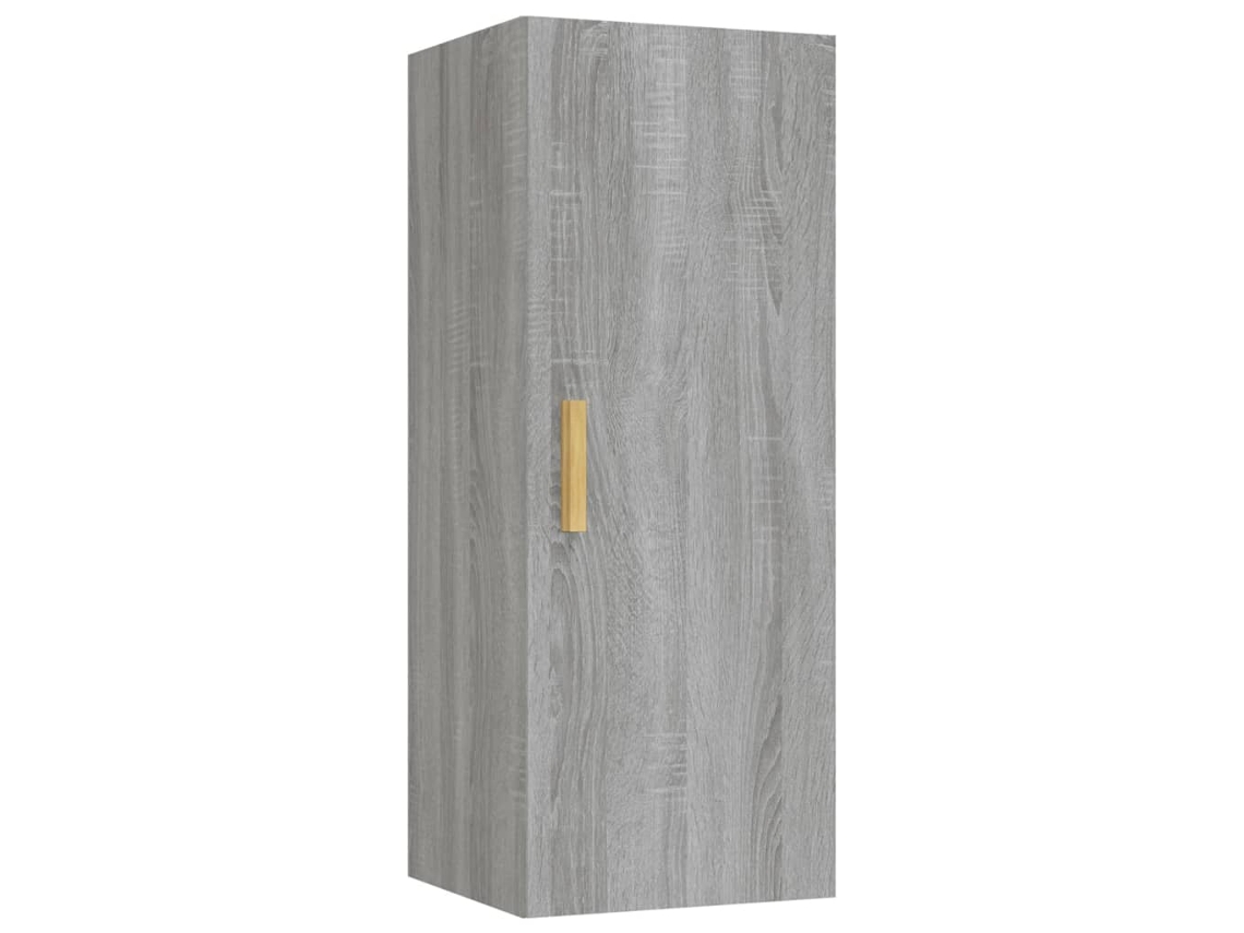 Armário de Parede MAISON EXCLUSIVE em Derivados Madeira Cinzento Sonoma (34,5x34x90 cm)