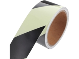 Fita Adesiva De Pvc Fosforescente Verde, Com Guia De Luz Para