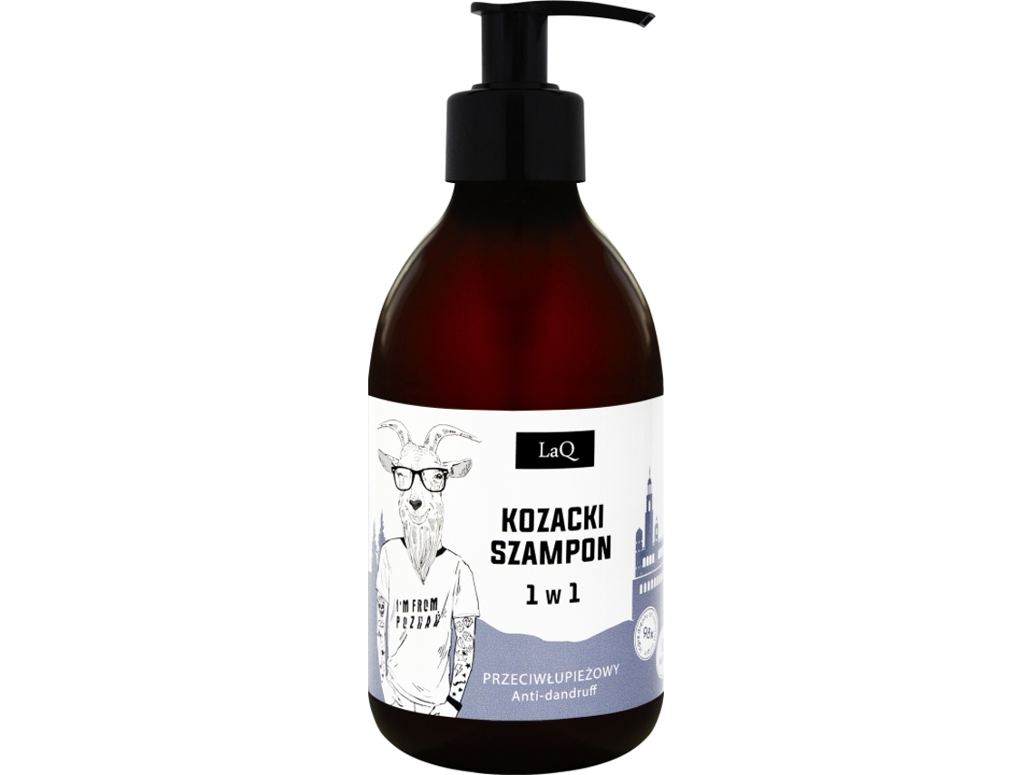 Shampoo Laq Herbal Kozacki Com Extrato De Árvore De Chá E Complexo De Doze Ervas, 300ml