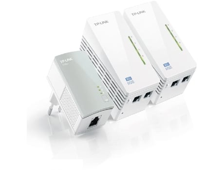 POWERLINE TP-LINK AV500 WIFI N300 (PACK 3) TL-WPA4220T — 3 uni. | 500 Mbps