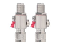 Peças Arrestor De Relâmpago Coaxial N Tipo Macho Para Fêmea 2.4g 2g-5.8ghz 50ω Ip67 Para Tv Rádio Ham