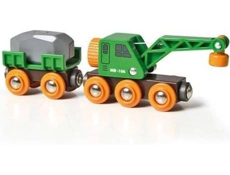Peça para Pista Ferroviária  33698 (Preto - 15.1x3.4x5cm - Idade Mínima: 3)