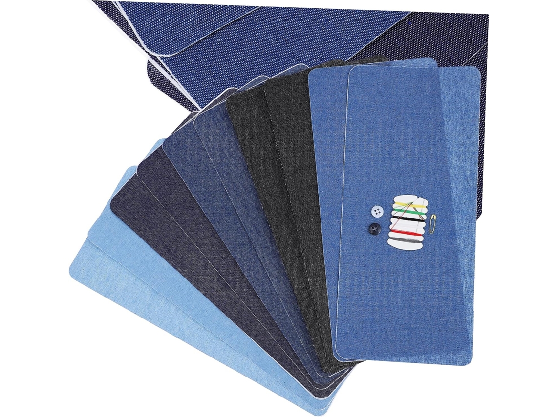 10 Remendos Termocolantes Para Reparo De Jeans E Tecidos