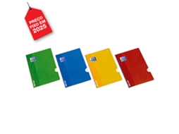 Caderno Agrafado Openflex, A5, 48 Folhas, Liso, Polipropileno, Cores Sortidas Oxford