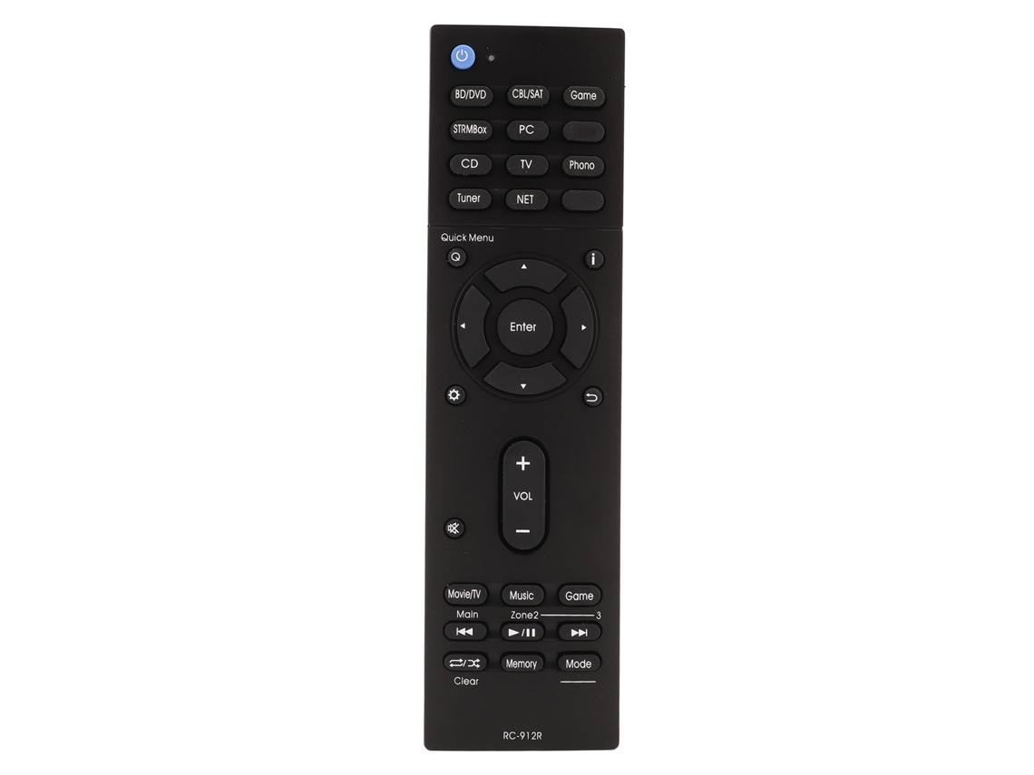 Aetheria controle Remoto Substituto Rc 912r para Receptor Av Onkyo Integra Drx 2 Drx 3 Drx 3.1