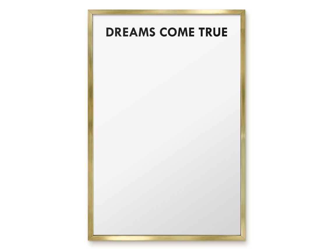 Magnetic Glass Board Dreams Come True For The Hall Espelharte (40x60 Cm)