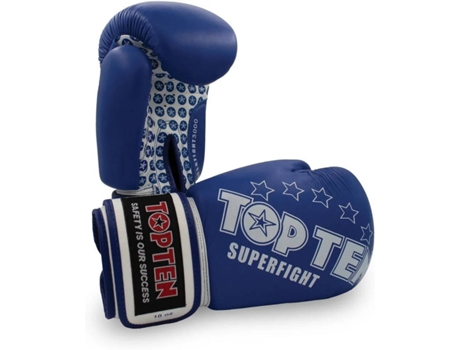 Luvas Multibox TOP TEN Superfight Stars (Azul-10 oz)