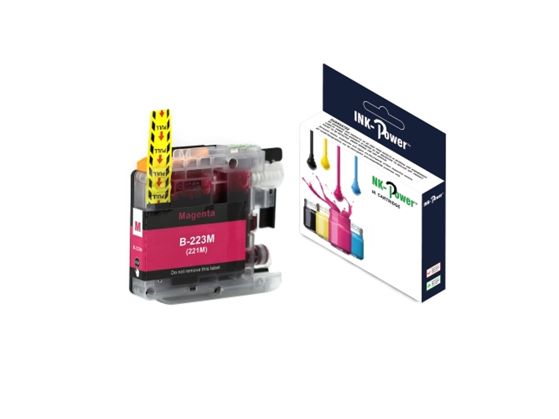 Ink Power Cartucho Comp. Brother Lc223m Magenta 9 Ml Inktank