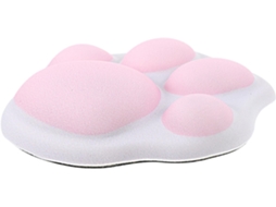 Conjunto De 4 Peças De Apoio De Pulso Para Mouse Com Design De Gato, Em Silicone Premium, Ergonômico Gokoco