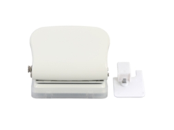 Perfurador de papel Baok com 5 agulhas, ideal para cadernos A4, A5 e B5 e para scrapbooking, branco.