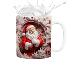 Caneca De Natal De Cerâmica Com Papai Noel – Caneca Do Papai Noel