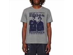 Rockinstone The Blues Brothers Movie Music In Action Heather Graphite Adult T-shirt Size:m