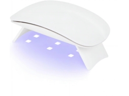 Mini Uv Nail Gel Lamp, 6w Usb Portable Lamp Dryer, With 60s Timer, Led For Polish , Beginners, White GOKOCO