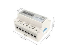 Laxiscreed Medidor De Energia Trifásico Com Quatro Fios E Display Lcd