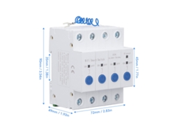 Laxiscreed Interruptor Wifi 4p Com Controle Remoto E Timer Para Casa Inteligente