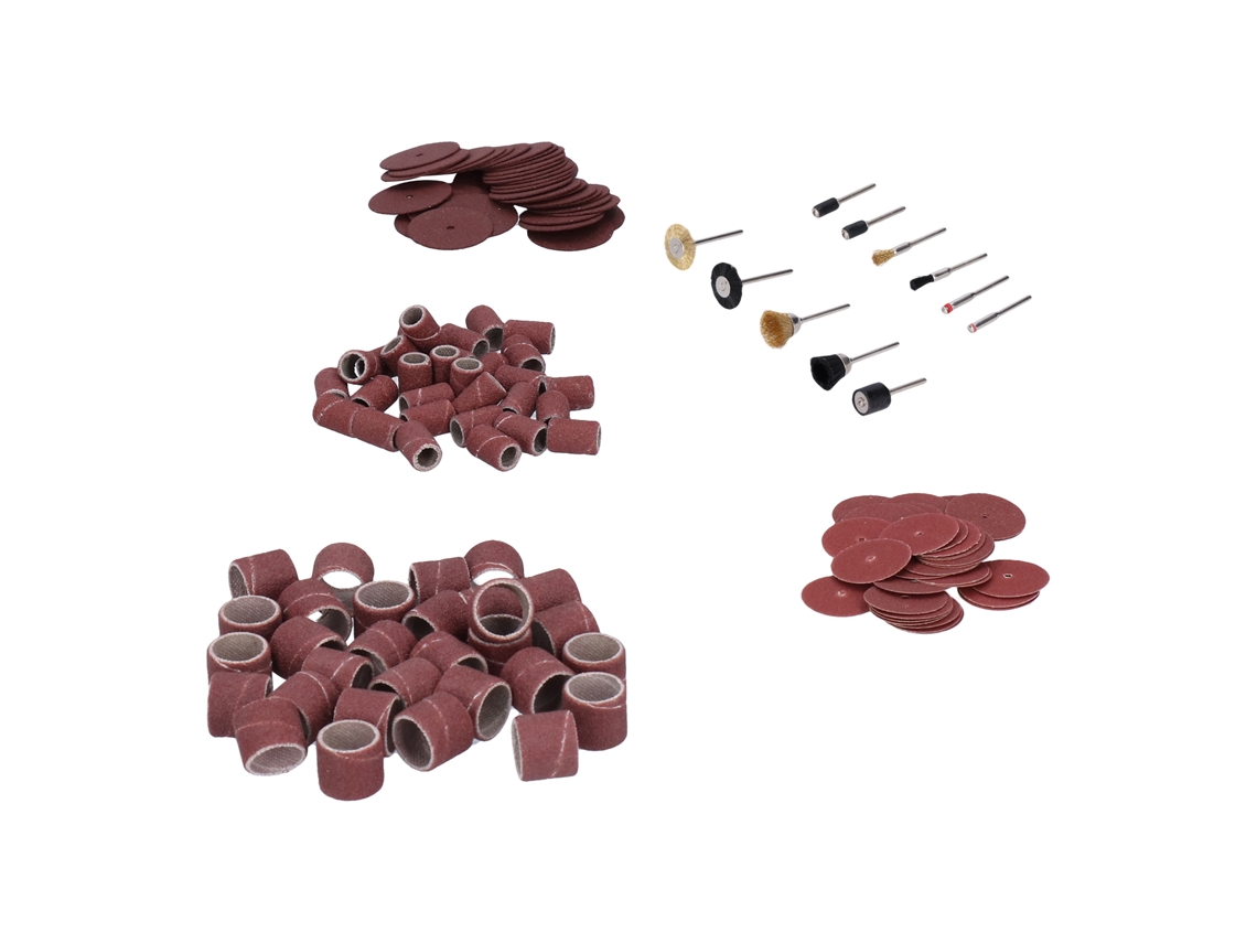Orevant-kit De Acessórios Para Esmeril Angular: Mandriles, Cintas, Pincéis E Lixa Com Remoção De Poeira
