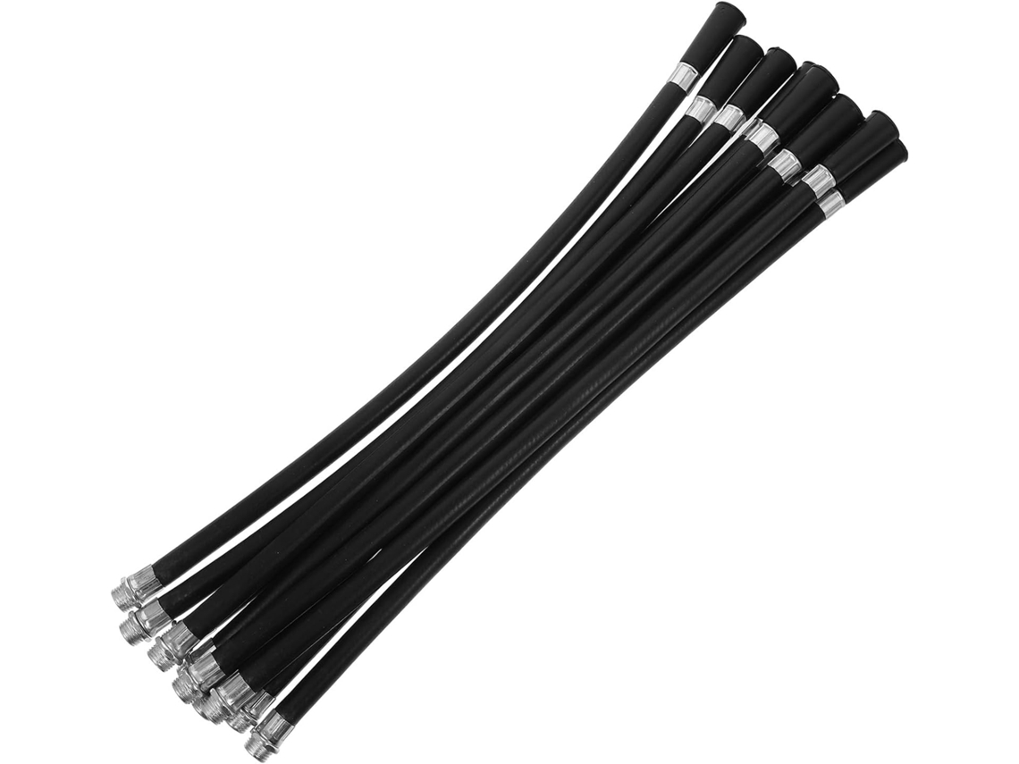 Conjunto De 10 Mangueiras Plásticas Flexíveis Para Extintor De Incêndio, Com Bico Compacto.