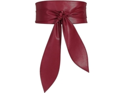 2026 cinturón Ancho de Piel Suave para Mujer Con Nudo Bow Tie Ajustable para Vestidos Estilo Elegante