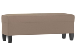 Bench, Benches Vidaxl Cinzento-acastanhado Microfibra (100 X 35 X 41 Cm)