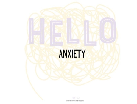 Livro Hello Anxiety de Katie Nelson (Inglês)