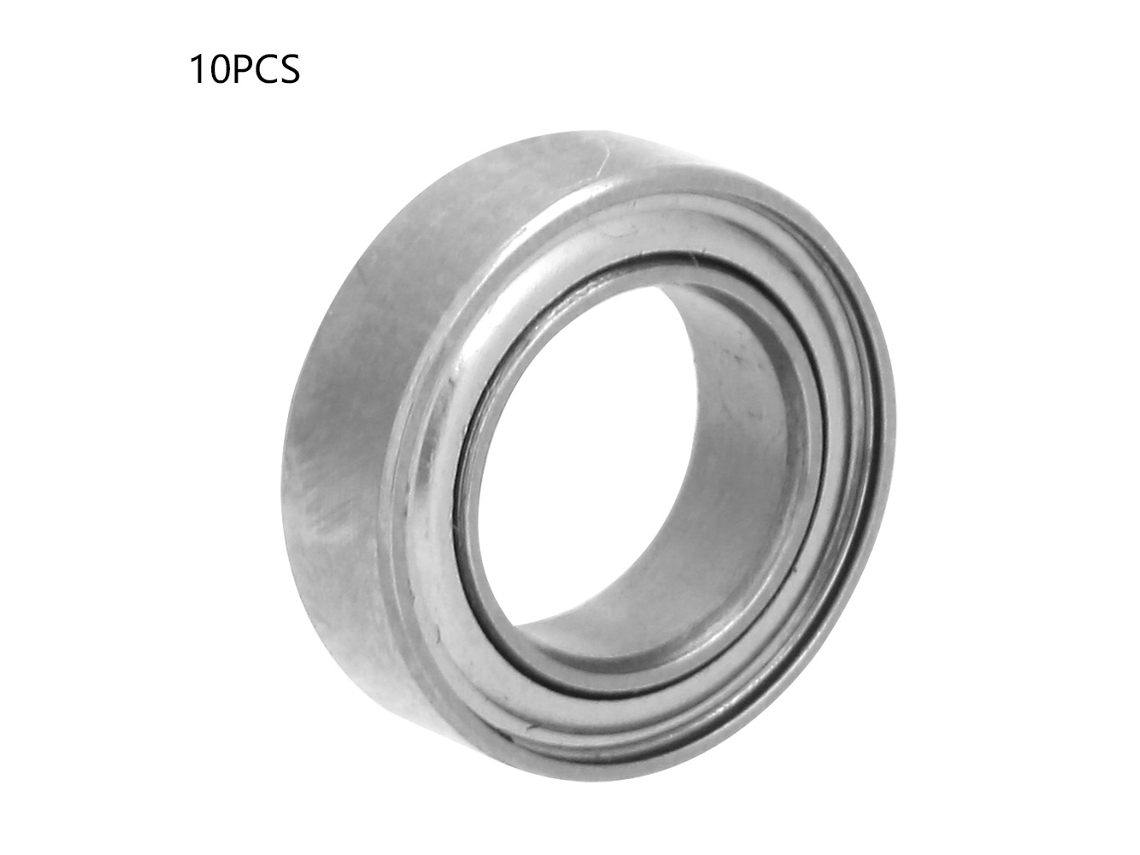 10 Peças De Rolamentos De Bola Mr117zz De Aço Com Canal Profundo E Selagem Dupla 7x11x3mm