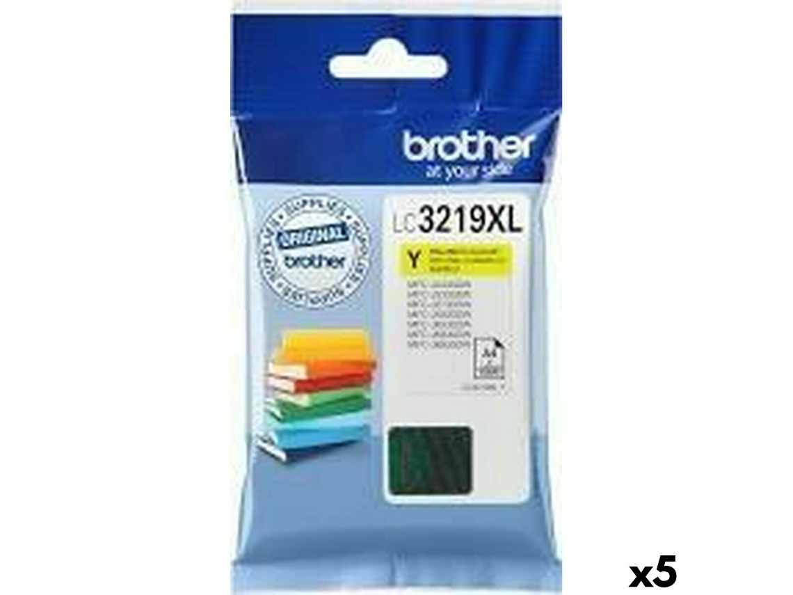 Tinteiro Original BROTHER Lc3219Xl Amarelo Mfcj 6530 6930 Dw/Mfcj5730Dw BROTHER