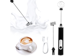 Batedor de leite manual Duplo para café com leite, cappuccino e creme AQUAFORGE