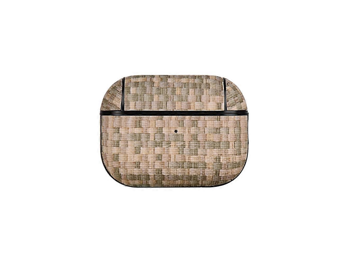 Capa para Fones de Ouvido Airpods Pro 2 em Preto Trançado. GIECY