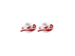Conjunto de 2 Chávenas Café Vermelho - Love GUZZINI