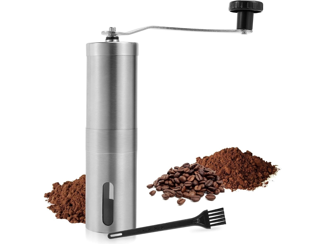Moedor De Café Manual Aço Inoxidável, Cerâmica, Para Espresso, Prensa Francesa E Café Coado, Uso Em Casa E Viagens