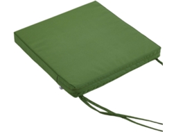 Almofada Impermeável Para Assento, Almofada Para Cadeira De Exterior 40x40x8 Cm Com Tiras Fixação Seguras E Espuma Alta